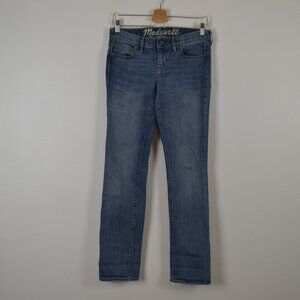 Madewell Rail Straight Mens 27X32 Blue Denim 5 Pocket Casual Relaxed Jeans